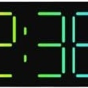 AADGEX Wall Clock Multi-Function Time Temperature Date Digital Display Clock Sand Clock