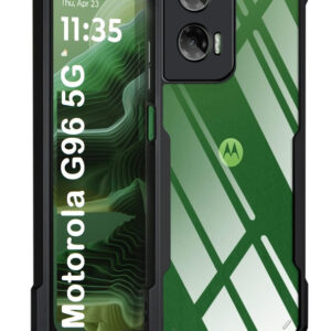Flipkart SmartBuy Back Cover for Motorola G96 5G, Moto G96 5G(Black, Shock Proof)