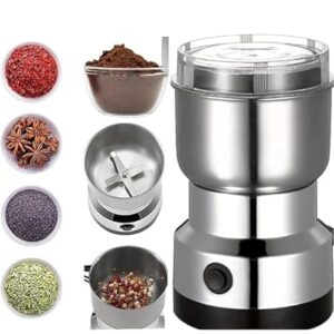 C7Gangani Compact Nima Mixer Grinder | Electric Coffee & Spice Grinding Machine | Stainless Steel Mini Grinder | Nima Coffee, Dry Fruit & Masala Mixer