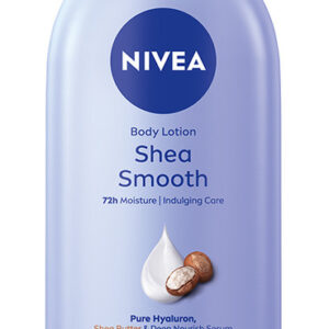 NIVEA Body Milk Big Shea Smooth, Moisturizer Lotion, Deep Moisture Serum, Shea Butter(600 ml)