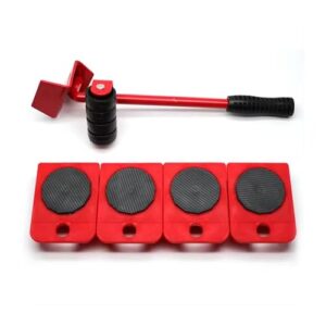 Robustt Furniture Movers Slider - Pack of 1 | 4 Pcs Furniture Lifter Mover Tool Set | 360° Rotational Pads | Heavy Duty Furniture Lifter and Mover | Lifting Tool for 150 KG