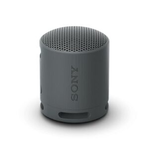 Sony SRS-XB100 Wireless Bluetooth Portable Lightweight Super-Compact Travel Speaker, Extra-Durable IP67 Waterproof & Dustproof, 16 Hrs Batt, Versatile Strap, Extra Bass & Hands-Free Calling-Black