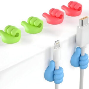 Vortipu Creative Silicone Thumb Wall Hook Hook 6(Pack of 6)