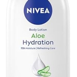 NIVEA Aloe Hydration Body Lotion 600 ml | 72 H Moisturization | Refreshing | Non Sticky Feel | With Goodness of Aloe Vera For Instant Hydrating In Summer | For Men & Women