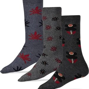 RC. ROYAL CLASS Women's Warm Woolen Calf Length Thick Terry/Towel Multicolored Socks(Pack of 3 Pairs)(Winter wear socks)