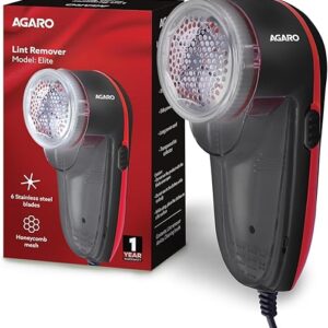 AGARO Elite Lint Remover with Cord, for Woolen Sweaters, Blankets, Jackets/Burr Remover Pill Remover from Carpets, Curtains