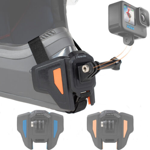 Action Pro Helmet Chin Mount Strap Set Compatible with All Smartphones GoPro