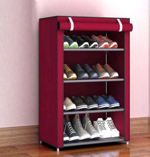 Attache Metal, Plastic Shoe Stand