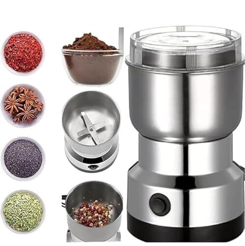 RNASUN Steel Nima Japan Smart Buy Multi-Function Small Food Grinder Household Electric Silver Hand Juicer