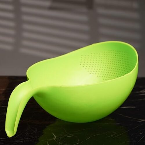 Clazkit Multi-Purpose Strainer or Washer Bowl for Rice Fruits