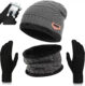 Boldfit Winter Cap for Men with Neck and Hand Gloves Set Stylish Woolen Cap for Women & Men in Winter Thermal Head Winter cap for Man Branded Long Warm Cap for Winter Woolen Winter Caps, Topa, Bennies