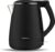 Havells Aqua Plus Electric Kettle 1.2 Litre, 1250 Watt | 304 Stainless Steel Inner Body | Cool Touch Body | Auto Shut-Off |Wider Mouth|2 Years Door Step Warranty by Havells (Black)