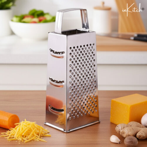 Spring Chef 4 Sides Stainless Steel Grater Box, X-Large