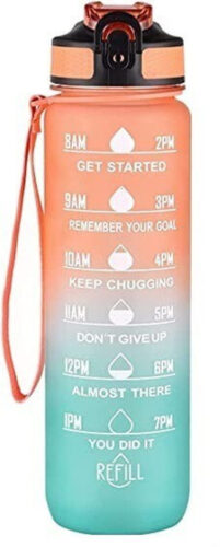 JAMMY ZONES 1000 ml Plastic, Silicone Bottle