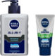 NIVEA MEN All in 1 Oil Control Face Wash | Prevents Acne | Removes excess oil and dirt | Reduces Blackheads and Whiteheads | Cooling Menthol | Unclogs & refines pores | 150ml