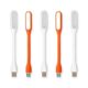 Oblivion Mini USB LED Desk Light 5Pc – Adjustable Bendable Portable Lamp for Power Bank, Laptop Use,