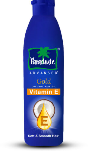 Parachute Advansed Gold Vitamin E Coconut Hair Oil| Long & Soft Hair | No Paraben & Silicones Hair Oil