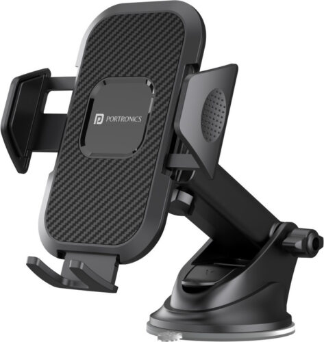 Portronics Car Mobile Holder for Dashboard  (Black)