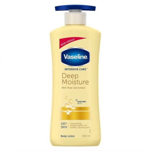 Vaseline Deep Moisture Body Lotion |For Dry Skin | Cushion Soft Skin| With Ceramides Hyaluron Moisture Fillers 400ml