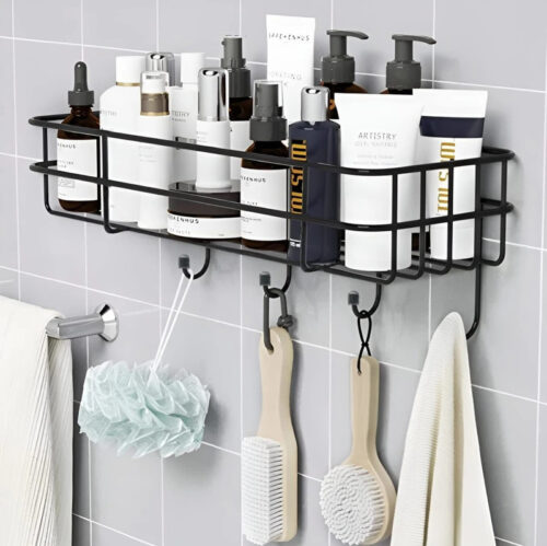 Plantex Self Adhesive Bathroom Shelf | Kitchen Storage Hack with Magic Sticker